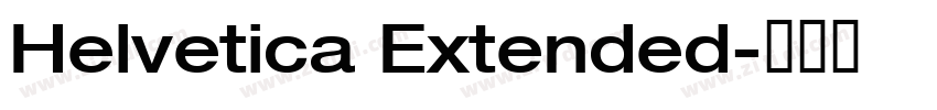 Helvetica Extended字体转换